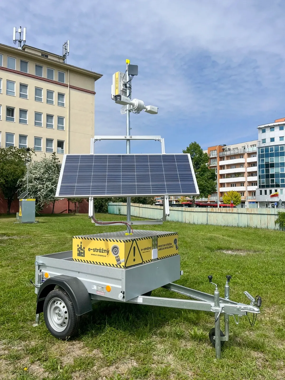 Kamerový systém e-strážný model Mobile – pokrytí až 20 000 m²