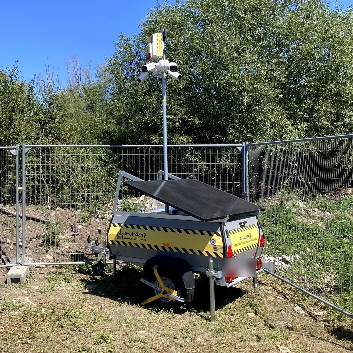 Kamerový systém e-strážný model Mobile – pokrytí až 20 000 m²